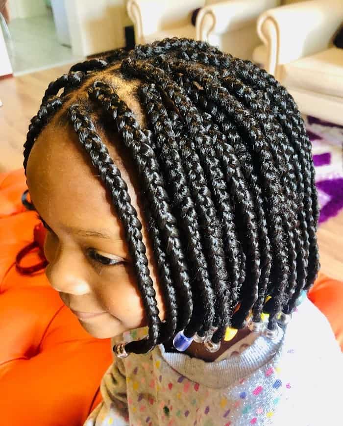Braids for little boys with short hair