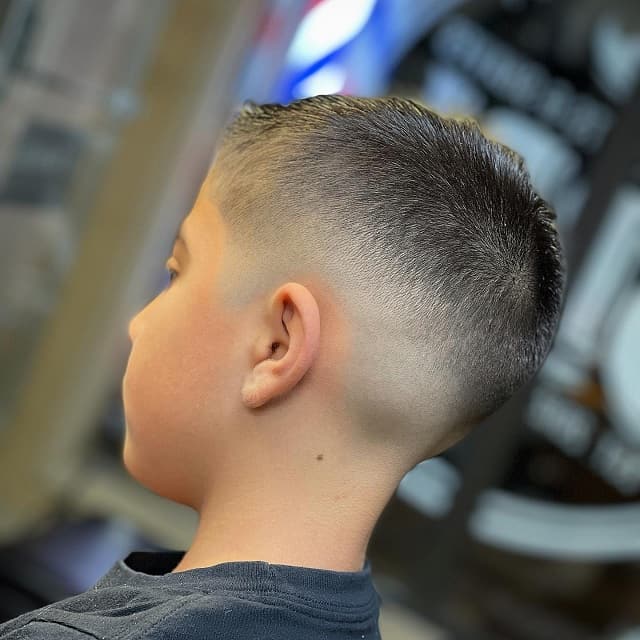 Burst Fade Hairstyles for kids