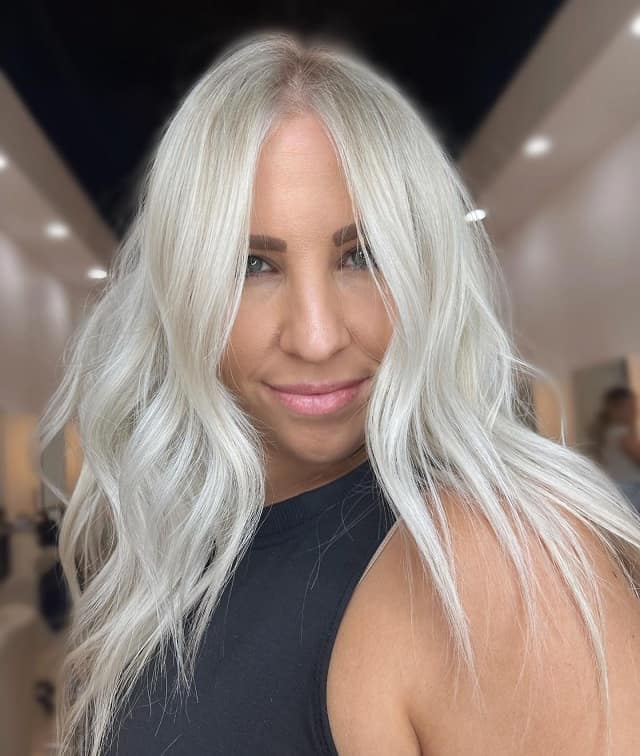Icy Blonde for tan skin