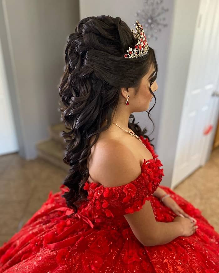 Romantic updo Quince hairstyle