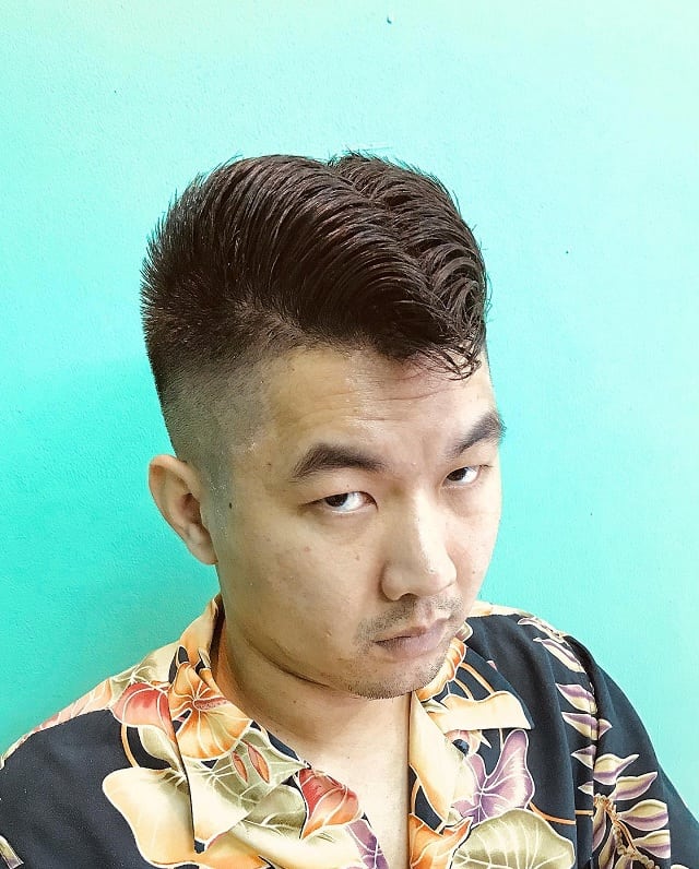 greaser style haircut for Men