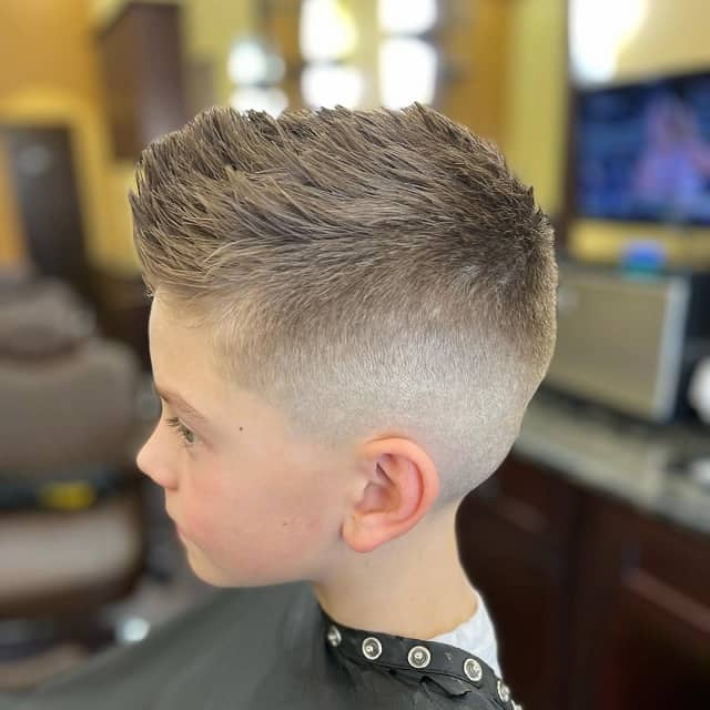 low fade haircut for kids