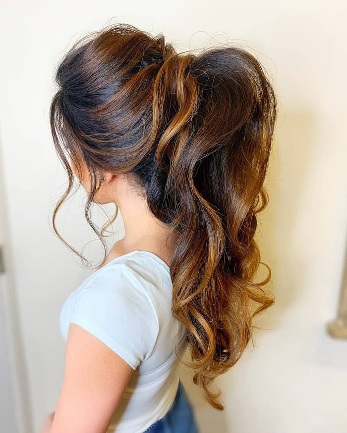 Ponytail hairstyle