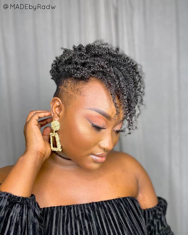 Crochet hairstyles + shave side