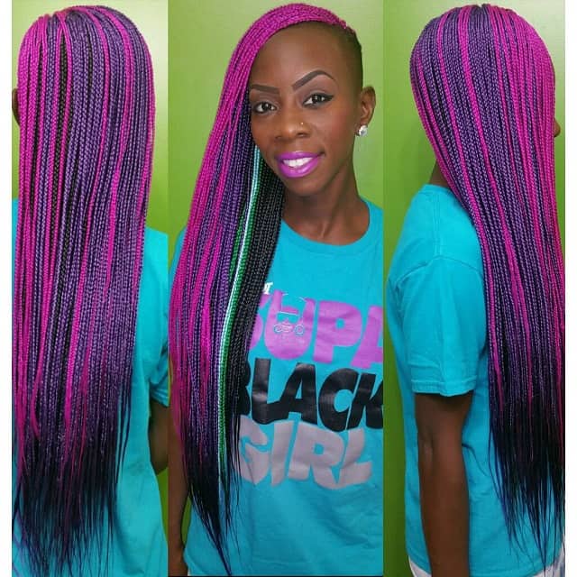 Multi-coloured braids