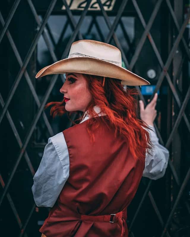 Redhead Cowgirl Hairstyle