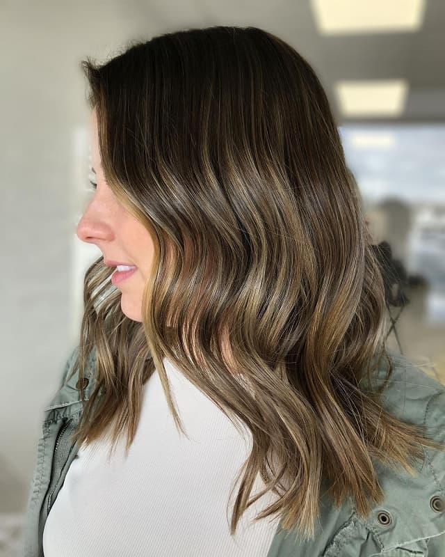 Subtle Brown with highlights