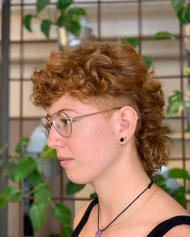 Curly Mullet Haircuts 