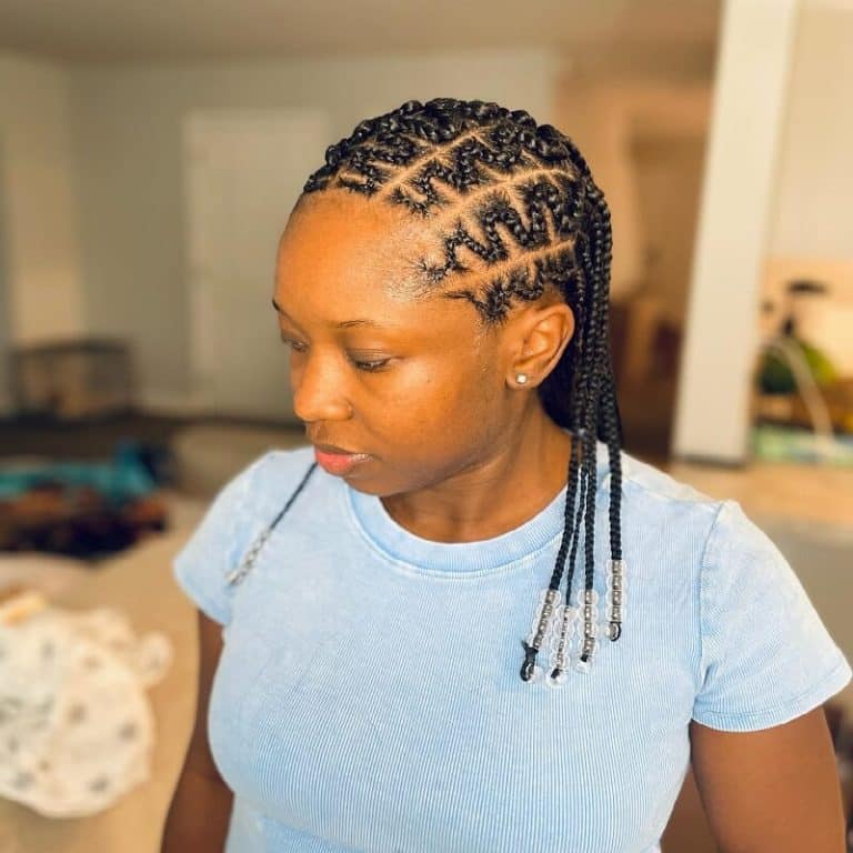 21 Stunning Zig Zag Braids That Are Trendy Right Now