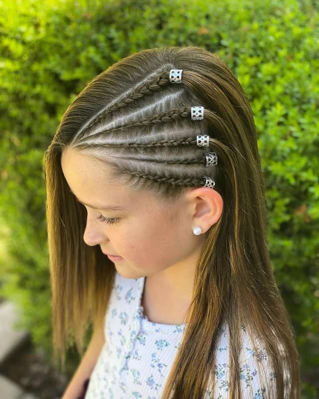 little white girl braids