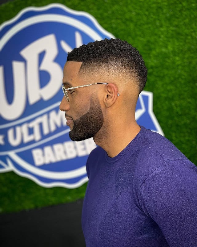 With Bald Fade