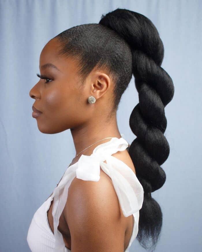 Afro Ponytail Hairstyles