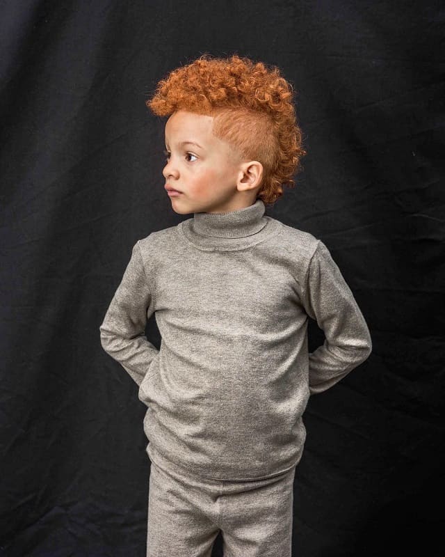 Ginger Curly Hair For Toddler Boy