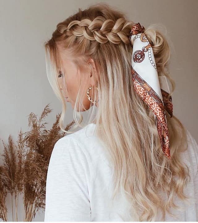 Half-Up Hairstyle