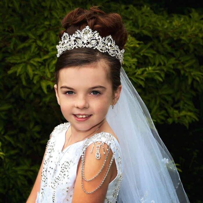 Little Girl First Communion Hairstyles