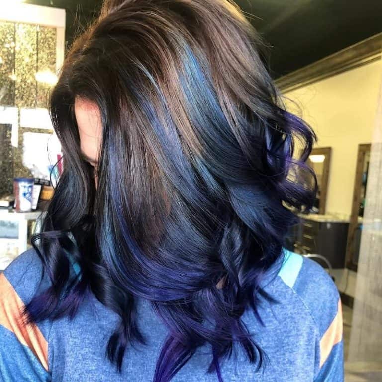 32 Beautiful Midnight Blue Hair Color Ideas