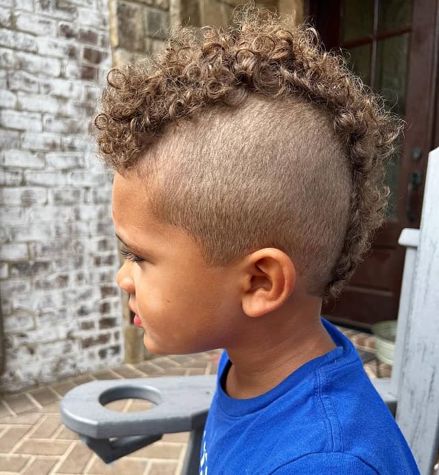 Mohawk Toddler Boy Curly Hair