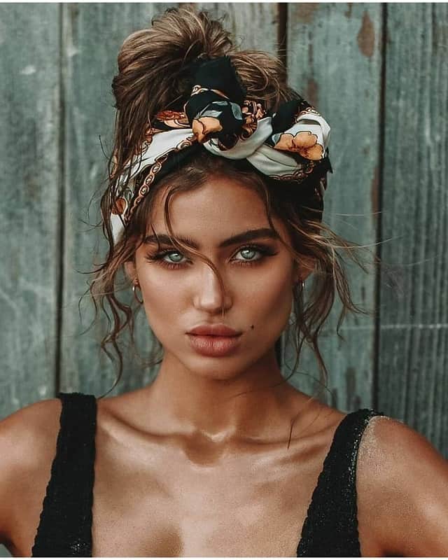 Hippie hairstyles with headbands