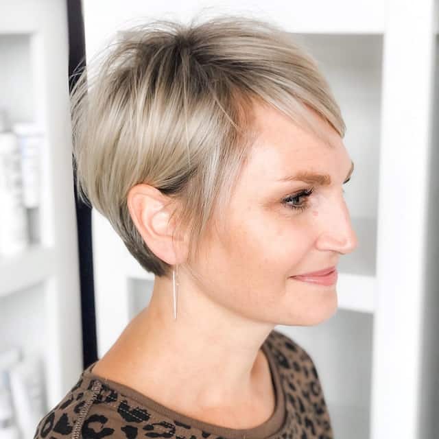 pixie cut for over 40 years old women
