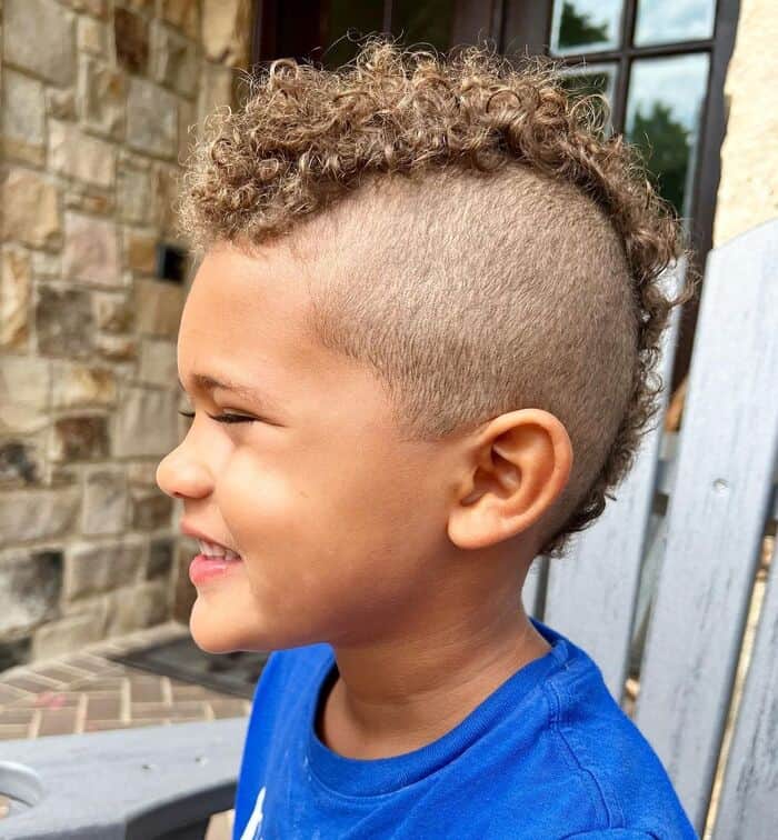 Curly Mohawk For Little Boy