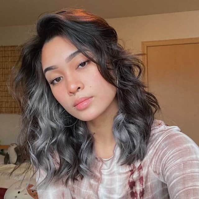 Grey Underneath Hair Color