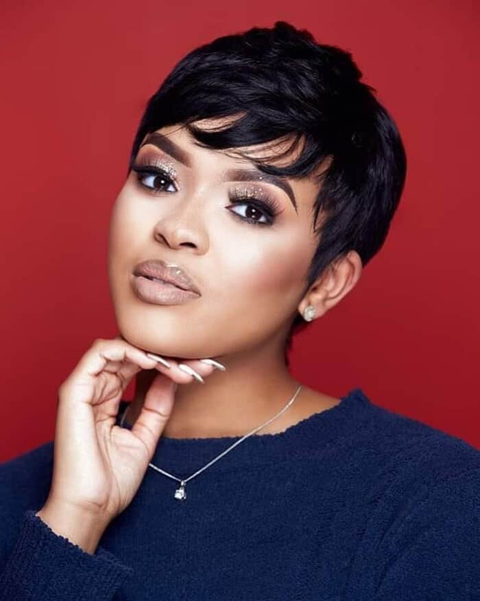 Pixie Cut With Bangs For Black Woman