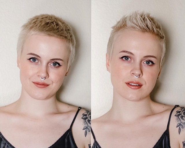 Short Pixie for Round Face