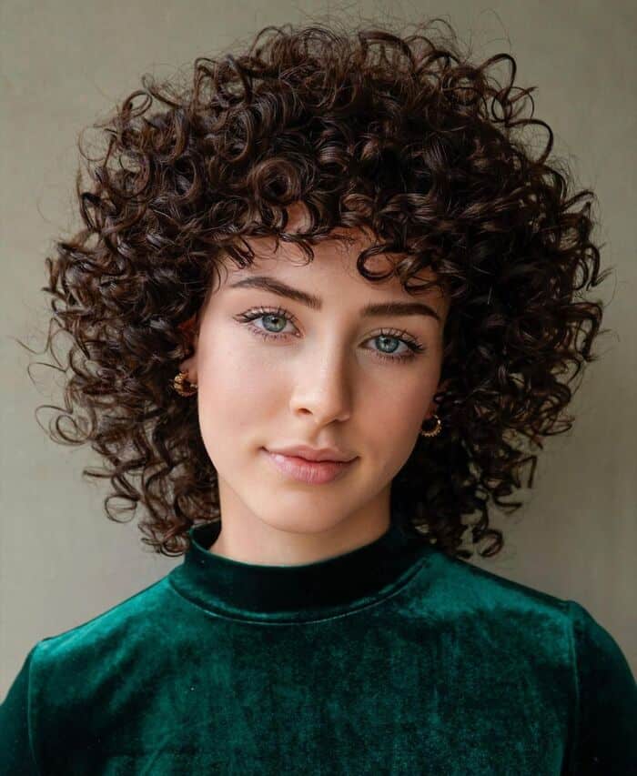 Curly Bob Hairstyles For Oval Face